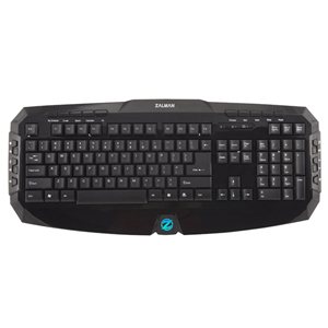 Zalman ZM-K300M Black Multimedia Keyboard USB - Wired **